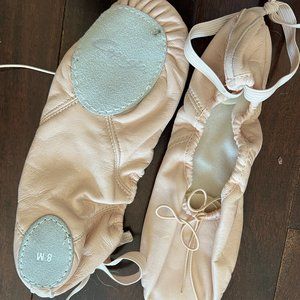 Capezio Pink Ballet Shoes/ Slippers Size 8M